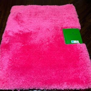 Kate Spade New York Hot Pink/Barbie Pink Bath Rug Size 20x32in.